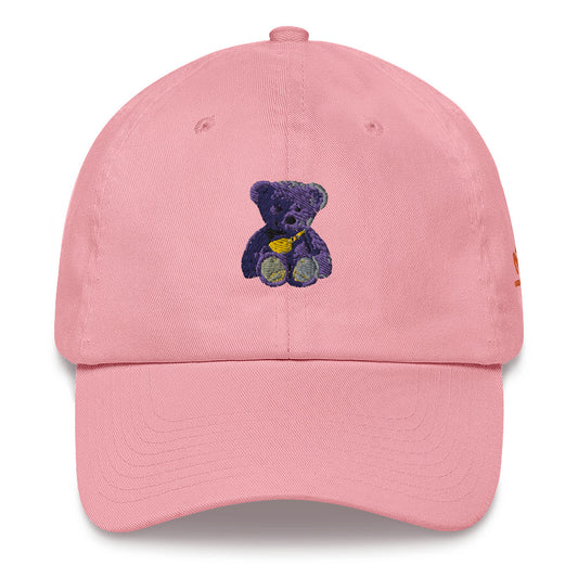 Guchi Purple Bear Dad hat