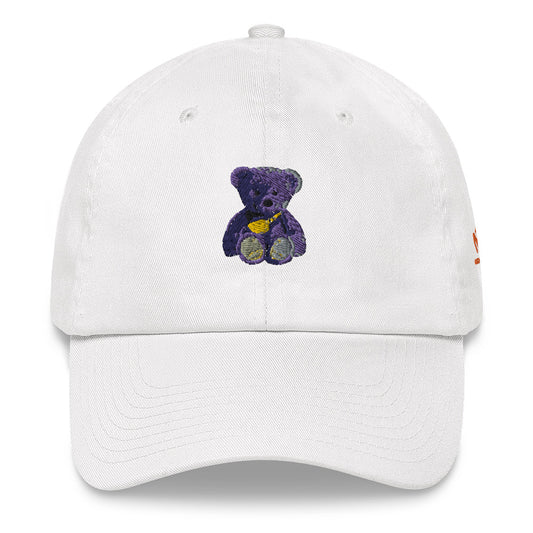 Guchi Purple Bear Dad hat