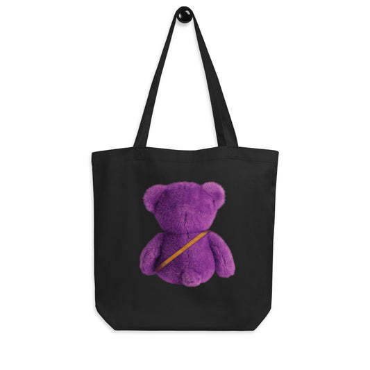 Guchi Eco Tote Back Purple Bear Bag