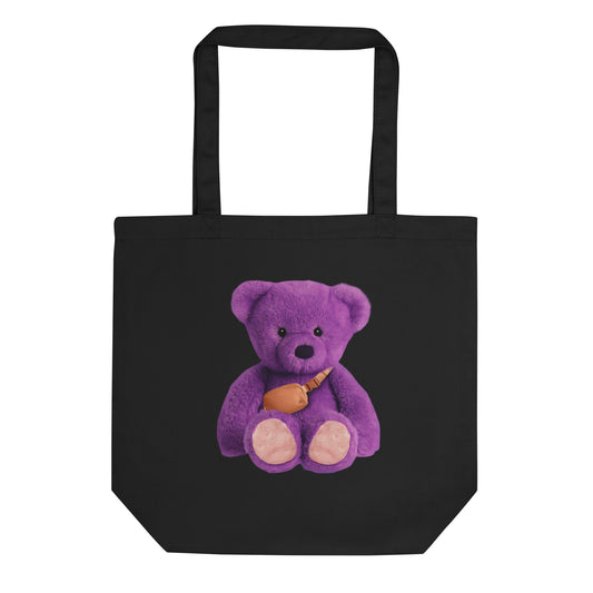 Guchi Eco Tote Purple Bear Bag