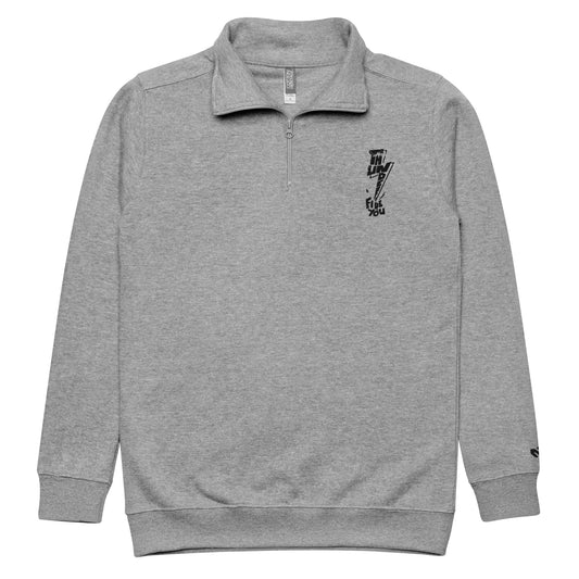 Ric Hassani TFU black Unisex fleece pullover