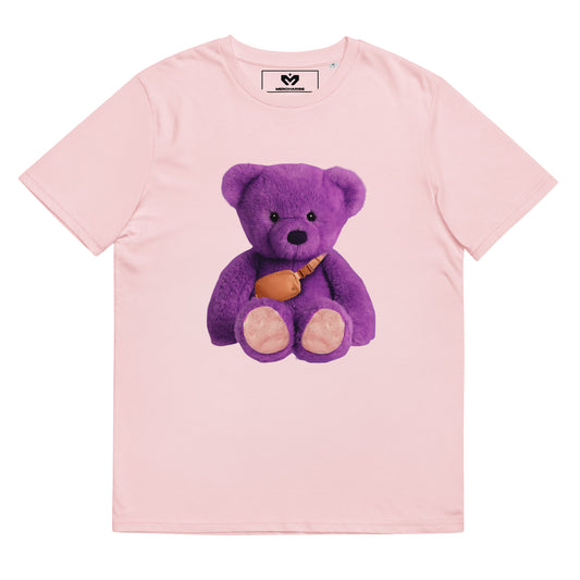 Guchi Purple Bear Back Unisex t-shirt