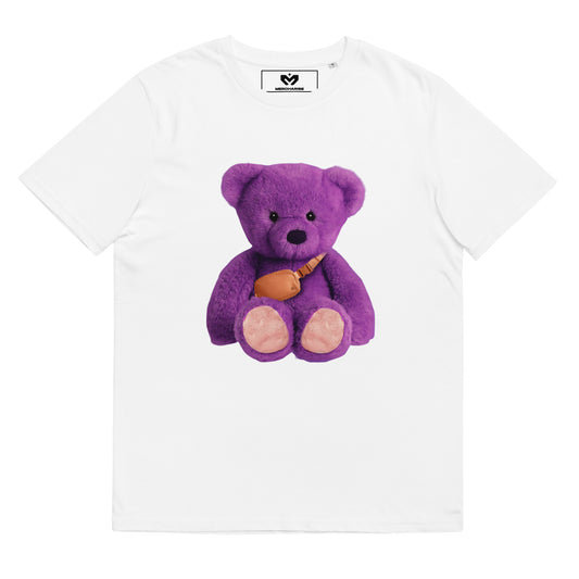 Guchi Purple Bear Back Unisex t-shirt