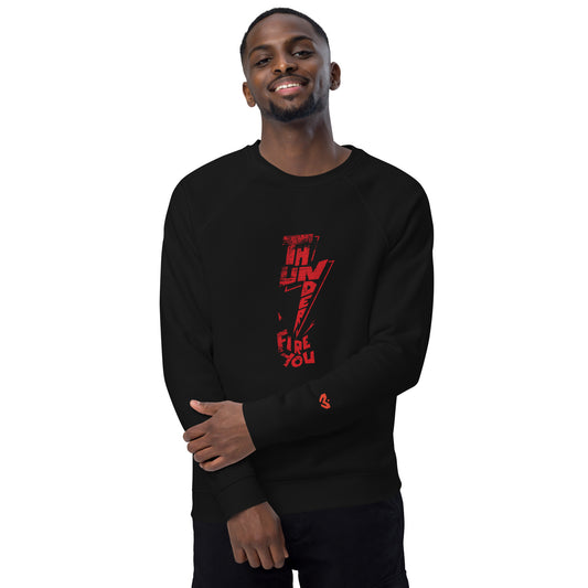 Ric Hassani TFU Unisex organic raglan sweatshirt