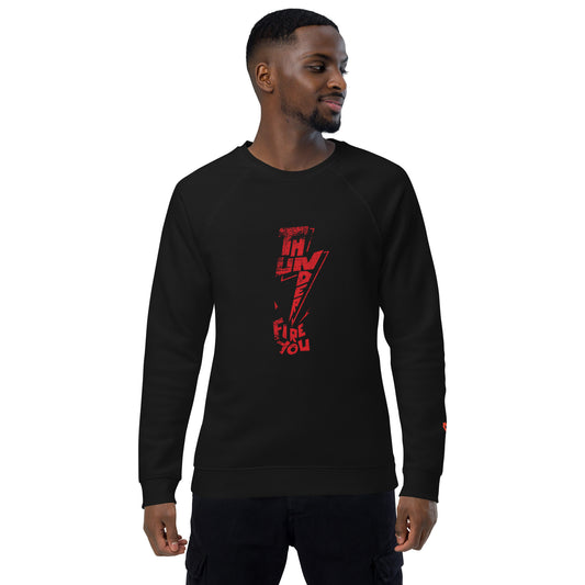 Ric Hassani TFU Unisex organic raglan sweatshirt