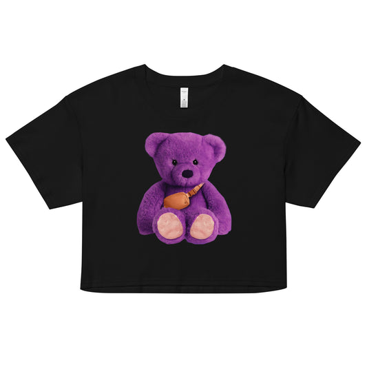 Guchi Purple Bear Women’s crop top